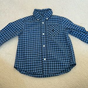 Ralph Lauren boy size 3/3T blue long sleeve button-down